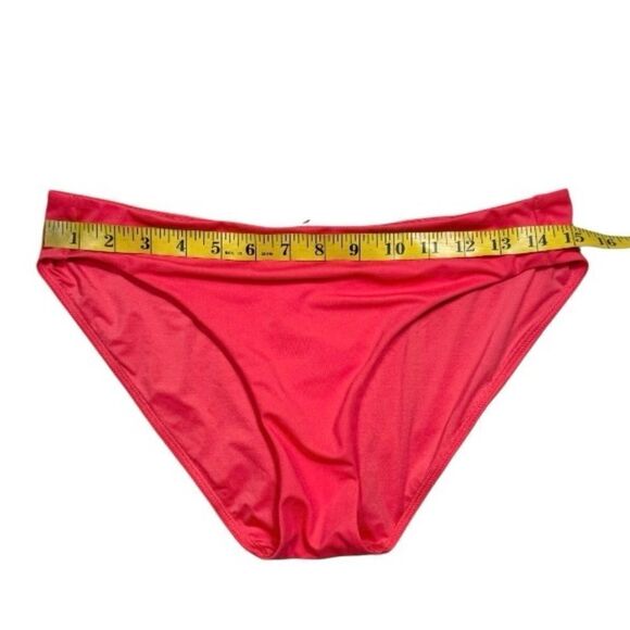 CUUP The Brief Bikini Bottom In Hibiscus Orange - Picture 9 of 9